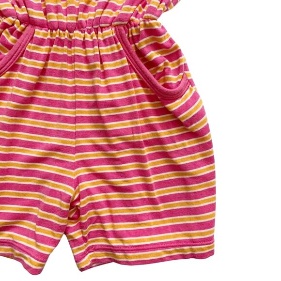 Kickee Pants Bamboo Striped Tank Romper Size 5 - Picture 3 of 5